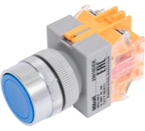 Кнопочный выключатель Dekraft ВК22-ABLF-BLU 25016DEK