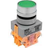 Кнопочный выключатель Dekraft ВК22-ABLF-GRN 25013DEK