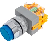 Кнопочный выключатель Dekraft ВК22-ABLFP-BLU 25022DEK