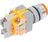 Выключатель кнопочный Dekraft ВК-22, 24 В, 10 А, IP54, LED, желтый 25071DEK 2