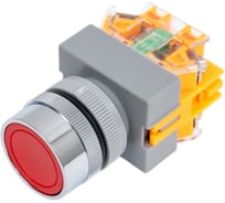 Кнопочный выключатель Dekraft ВК22-ABLF-RED 25014DEK