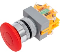 Выключатель кнопочный DEKraft ВК-22, 10 А, IP54, красный 25040DEK