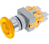 Кнопочный выключатель Dekraft ВК22-AEAL-YEL-NEO 25035DEK