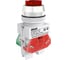Выключатель кнопочный Dekraft ВК-30, 10 А, IP54, LED, красный 25048DEK 1