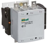 Контактор Dekraft КМ-103, 265 А, 380 В, AC3, 1НО+1НЗ, 22159DEK