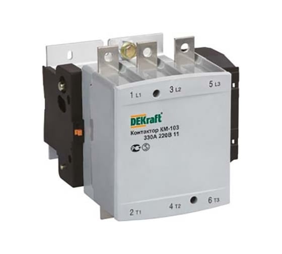 Контактор Dekraft, КМ103-330A-220B-11 22160DEK