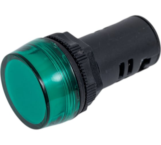 Коммутационная лампа Dekraft ЛК22-ADDS-GRN-LED-24 25065DEK