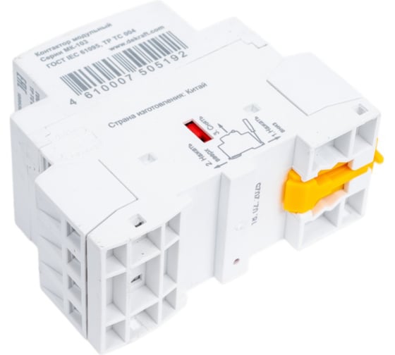 Модульный контактор Dekraft МК103-020A-230B-04 18063DEK