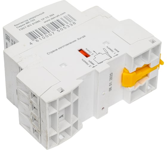Модульный контактор Dekraft МК103-025A-230B-04 18070DEK