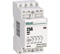 Модульный контактор Dekraft МК103-025A-230B-22 18069DEK