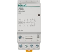 Модульный контактор Dekraft МК103-025A-230B-31 18068DEK