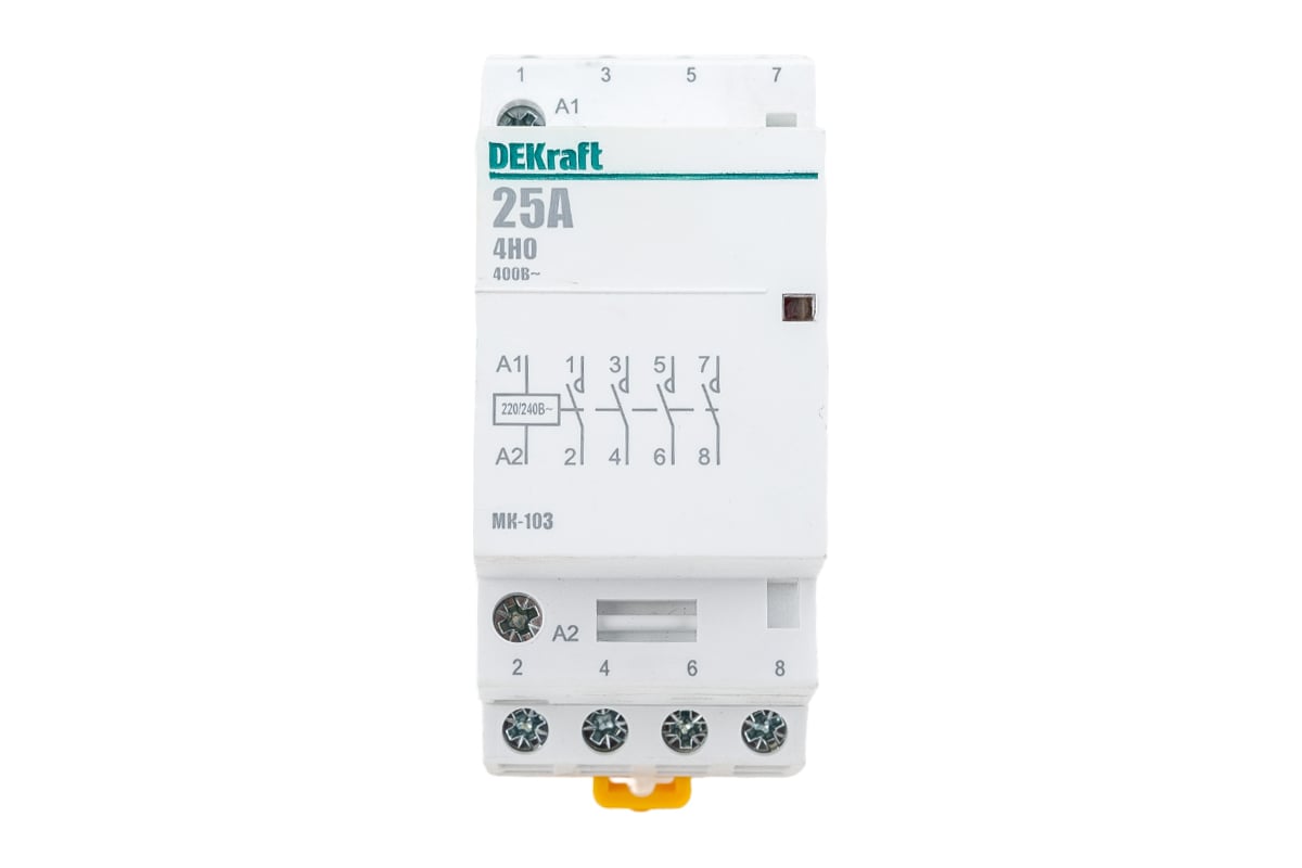 Модульный контактор Dekraft МК103-025A-230B-40 18067DEK - выгодная цена .
