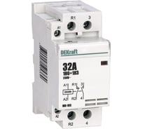 Модульный контактор МК-103, 32 A, 230 B, 1НО+1НЗ Dekraft 18072DEK