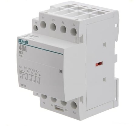 Модульный контактор Dekraft МК103-040A-230B-04 18084DEK