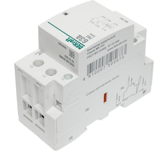Модульный контактор Dekraft МК103-063A-230B-02 18087DEK