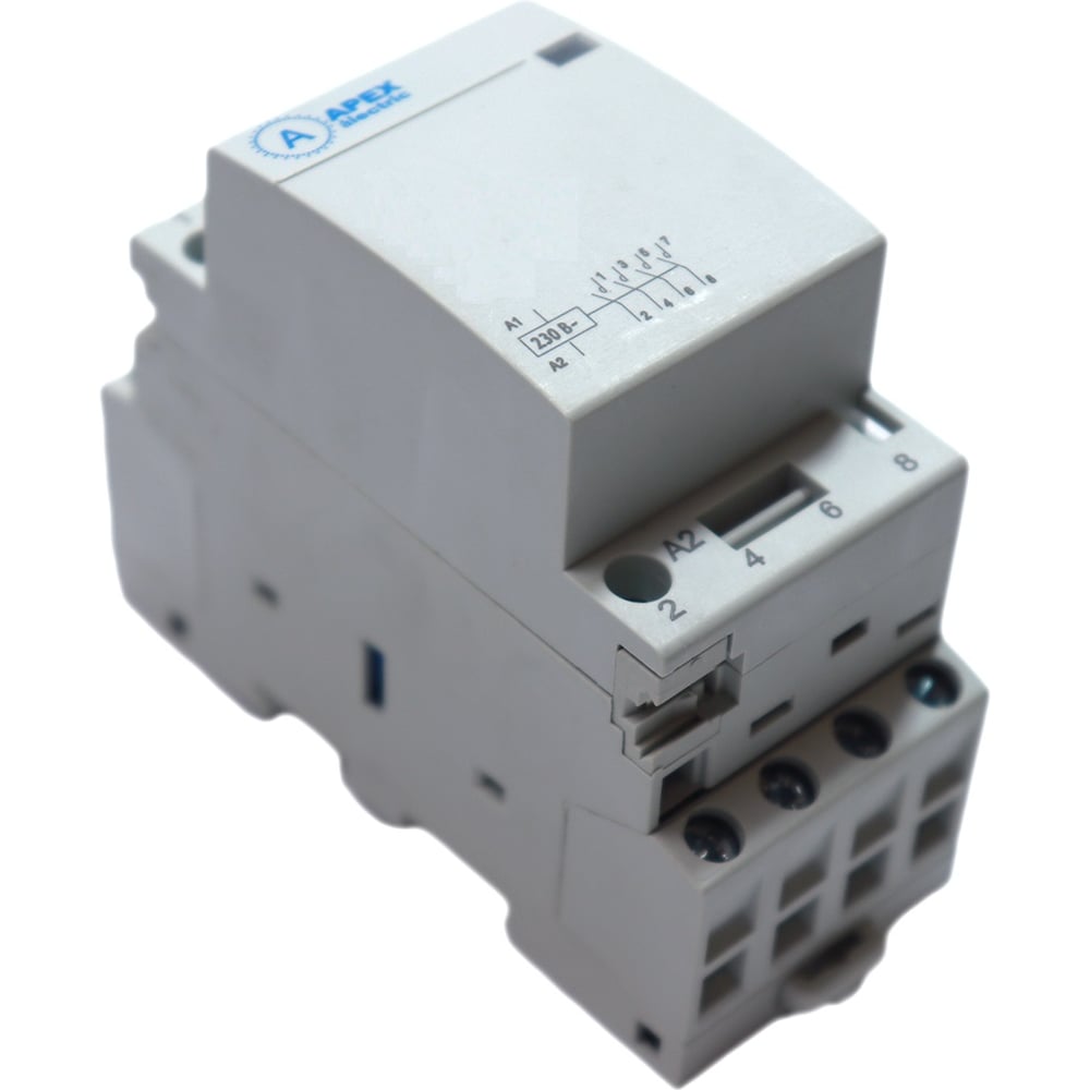 Контактор модульный APEX КМ 16А NО+NC (2 мод.) 220В AC DC21316 ...