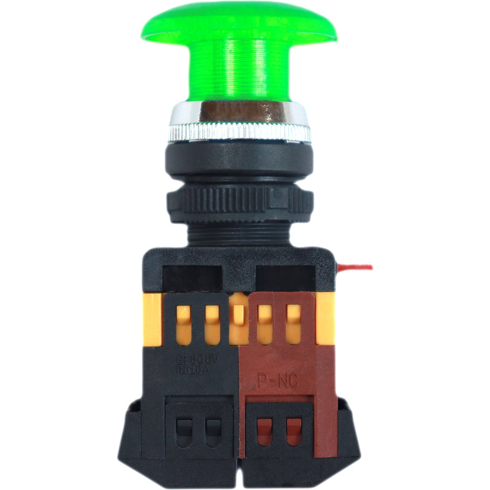 Кнопка APEX AEA-22 желтая NO+NC Грибок 220В AC SC21211 - выгодная цена ...