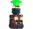 Кнопка APEX AEA-22 желтая NO+NC Грибок 220В AC SC21211 3