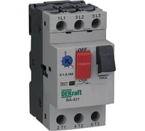 Автоматический выключатель защиты двигателя Dekraft ВА431-0.1A-0.16A 21220DEK