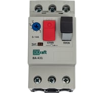 Автоматический выключатель защиты двигателя Dekraft ВА431-9A-14A 21230DEK
