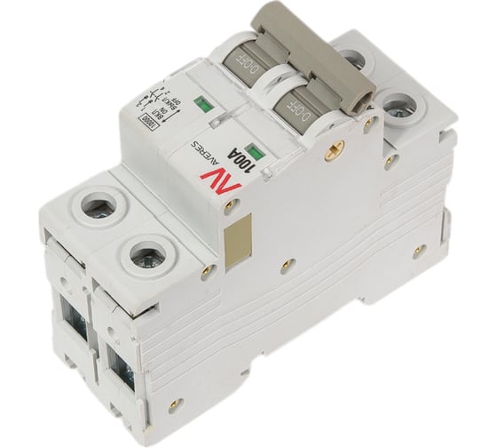 Выключатель нагрузки EKF AVN, 2P, 100A, AVERES avn-2-100-av