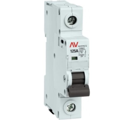 Выключатель нагрузки EKF AVN, 1P, 125A, AVERES avn-1-125-av