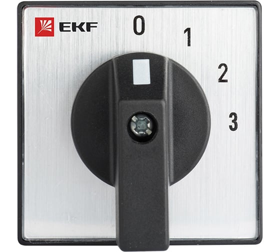 Кулачковый переключатель EKF ПК-1-121, 10А, 1P, 0-1-2-3, PROxima pk-1-121-10