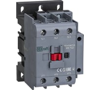 Контактор Dekraft КМ-102, 50 А, 24 В, 1НО+1НЗ, AC-3, AC-4 22321DEK