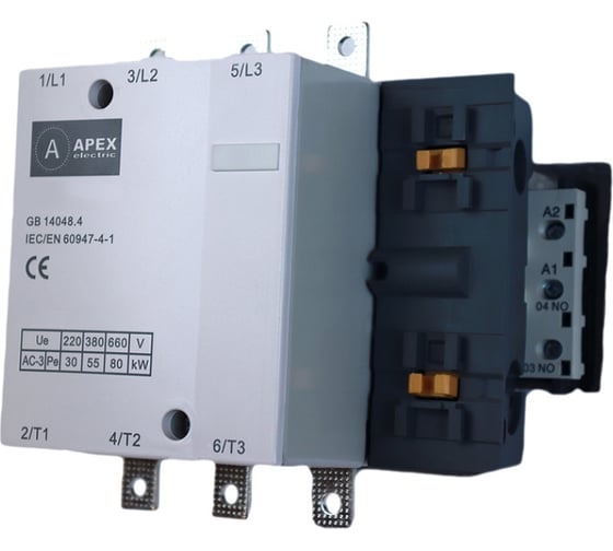 Контактор APEX КТЭ 500А, 380В/AC3, NO, 50Гц DC21224