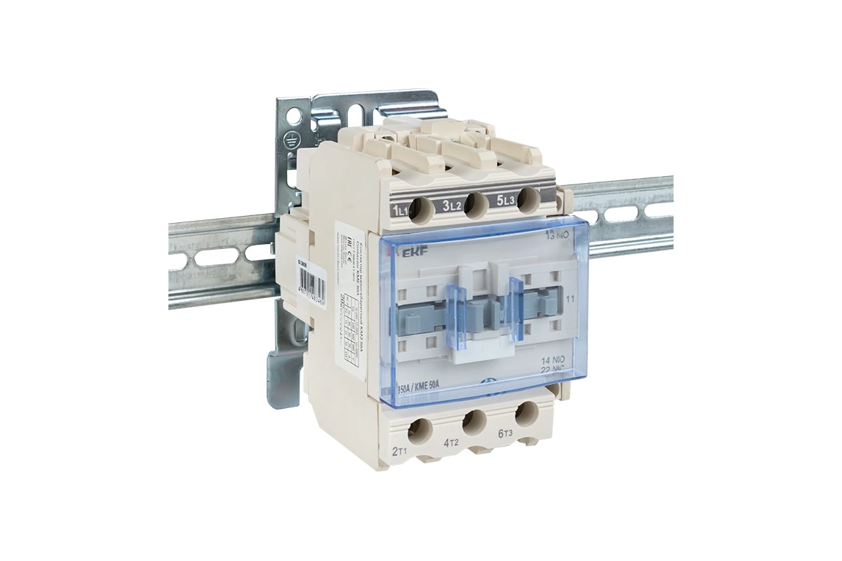 Магнитный пускатель EKF КМЭ, 50А, ~380В, малогабаритный, 1NO+1NC ctr-s ...