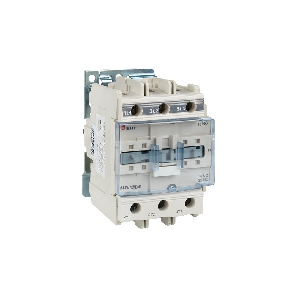 Магнитный пускатель EKF КМЭ, 80А, ~380В, малогабаритный, 1NO+1NC ctr-s ...