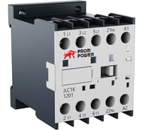 Миниконтактор Prompower AC JLP1-K06-10-BD(DC24), 6A, 3 полюса, доп контакт 1НО, напряжение катушки 24VDC JLP1K0610BDDC24