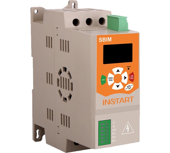 Устройство плавного пуска INSTART SBIM-4.0/9-04 4.0кВт 9.0А, 3 ~ 400 (380)B, IP20, байпас встроен 63800