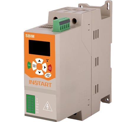 Устройство плавного пуска INSTART SBIM-11/22-04 11кВт 22.0А, 3 ~ 400 (380)B, IP20, байпас встроен 64100