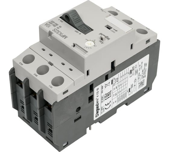 Автоматический выключатель Legrand для защиты электродвигателей MPX³ T32S 10A 50kA 417310