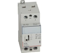 Контактор Legrand CX³ 2П, 250 В~, с катушкой 230 В~, 63 A, 2 НО, 2 модуля, с рукояткой управления 412547