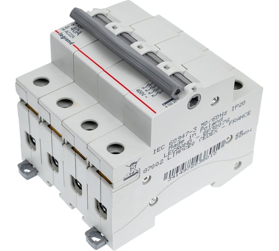 Выключатель-разъединитель Legrand RX3 4П, 40A 419330