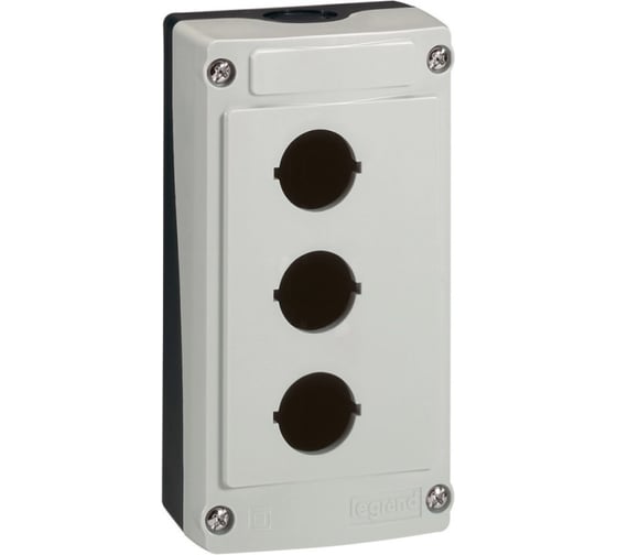 Корпус для сборки Legrand Osmoz 3 отверстия серый 024203