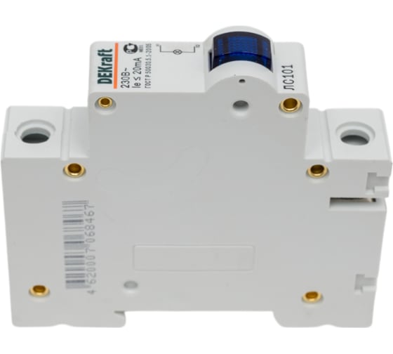 Сигнальная лампа Dekraft ЛС101-1Р-BLU-LED 18006DEK