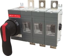 Рубильник с установленной фронтальной ручкой управления TDM ELECTRIC ВНК-37-1 3П, 315А SQ0744-0004