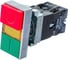 Кнопка управления ЭРА LAY5-BW8465 I-O, сдвоенная, с подсветкой, 20/200/3200 Б0045628 1