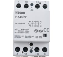 Модульный контактор Iskra IKA40-22/230V УТ-00019593