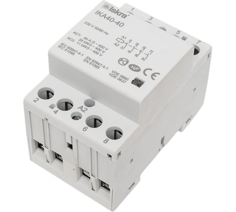 Контактор модульный iskra IKA40-40/230V УТ-00019591
