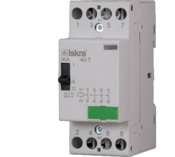 Модульный контактор Iskra IKA25-40-T/230V УТ-00019602