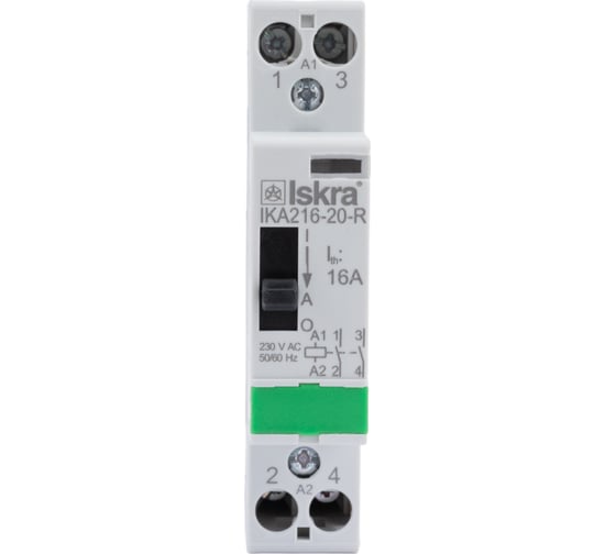 Модульный контактор Iskra IKA216-20-R/230V УТ-00019597