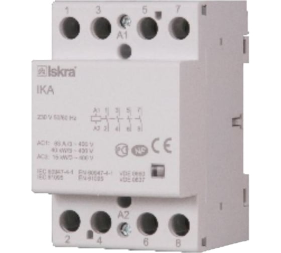 Модульный контактор Iskra IK40-40/24V УТ-00019638