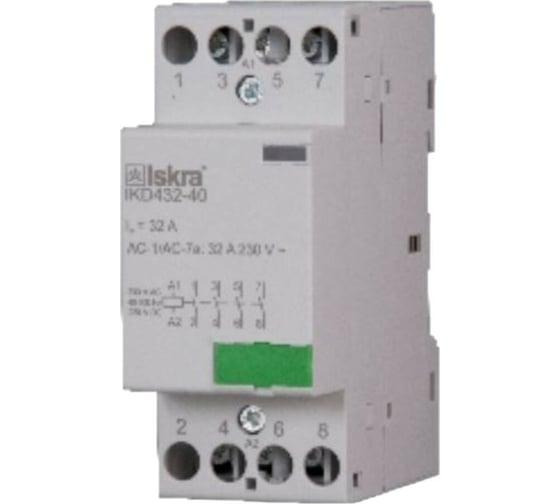 Модульный контактор Iskra IKD432-40/230/220V УТ-00019646