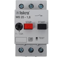 Автоматический выключатель защиты двигателя Iskra MS25-1.6 УТ-00019741