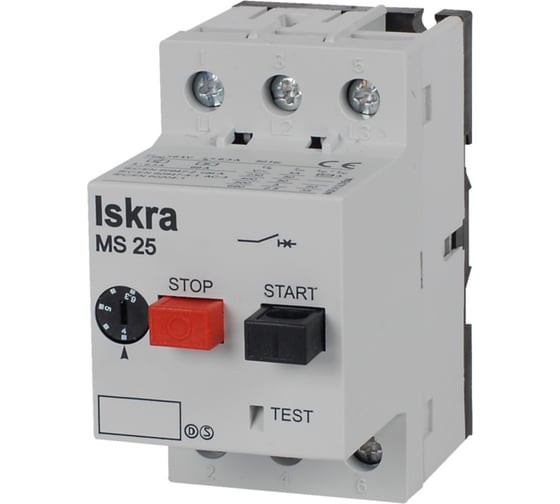 Автоматический выключатель защиты двигателя Iskra MS25-1.6 УТ-00019741