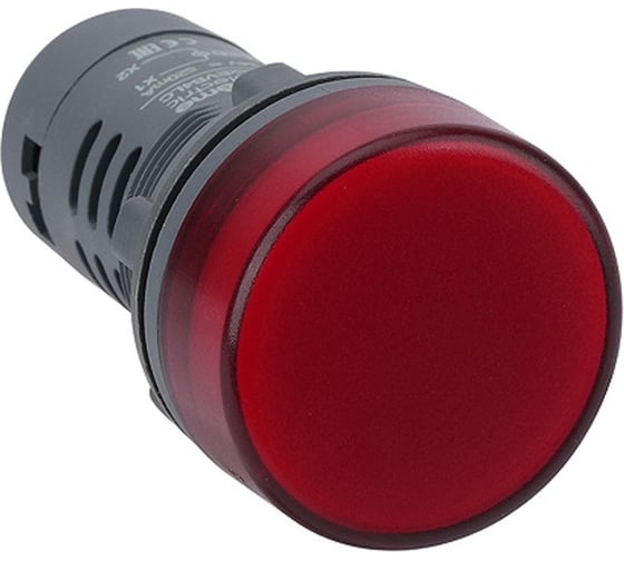 Лампа светосигнальная Systeme Electric SB7 d22мм 230В AC красная моноблочная SE SB7EV04MP